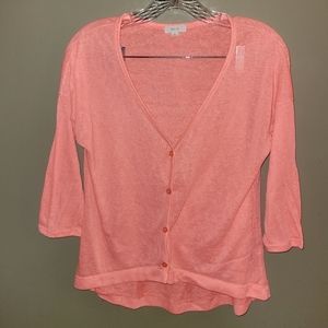 3for$10🩷Bright peachy pink sweater